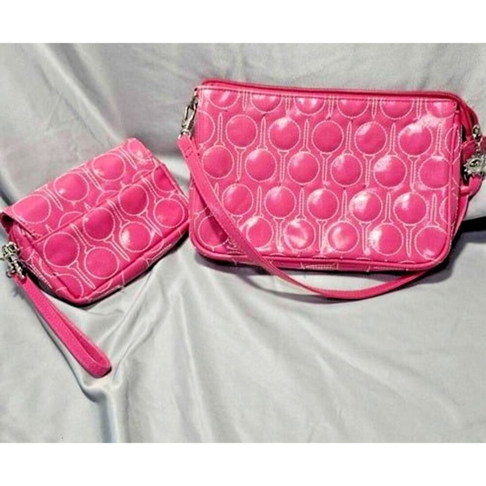 Sunny Hawaii 3-Pocket Pink Golf Ball and Tee Bag Purse Coin Purse Clutch Handbag